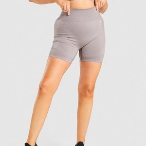 Gymshark Vital Seamless 2.0 Shorts in Taupe Marl